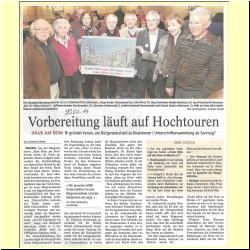 2014 01-20 Vorbereitungen laufen auf Hochtouren